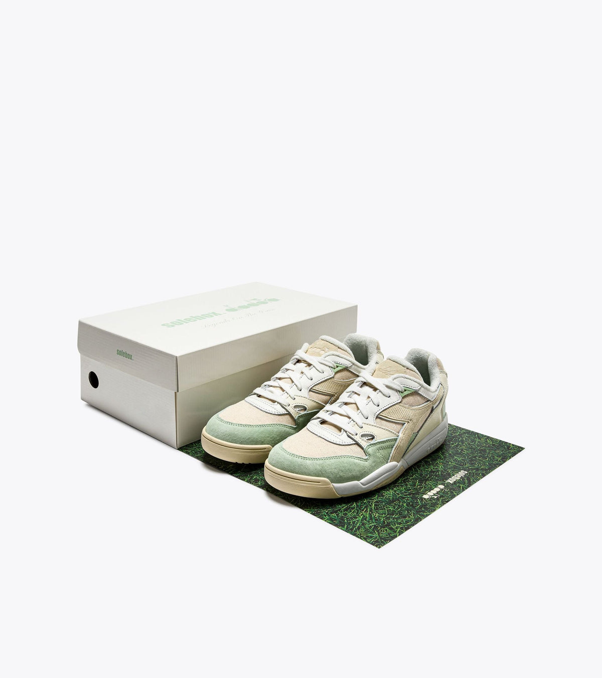 Diadora Rebound Ace Legends On The Grass Papyrus White