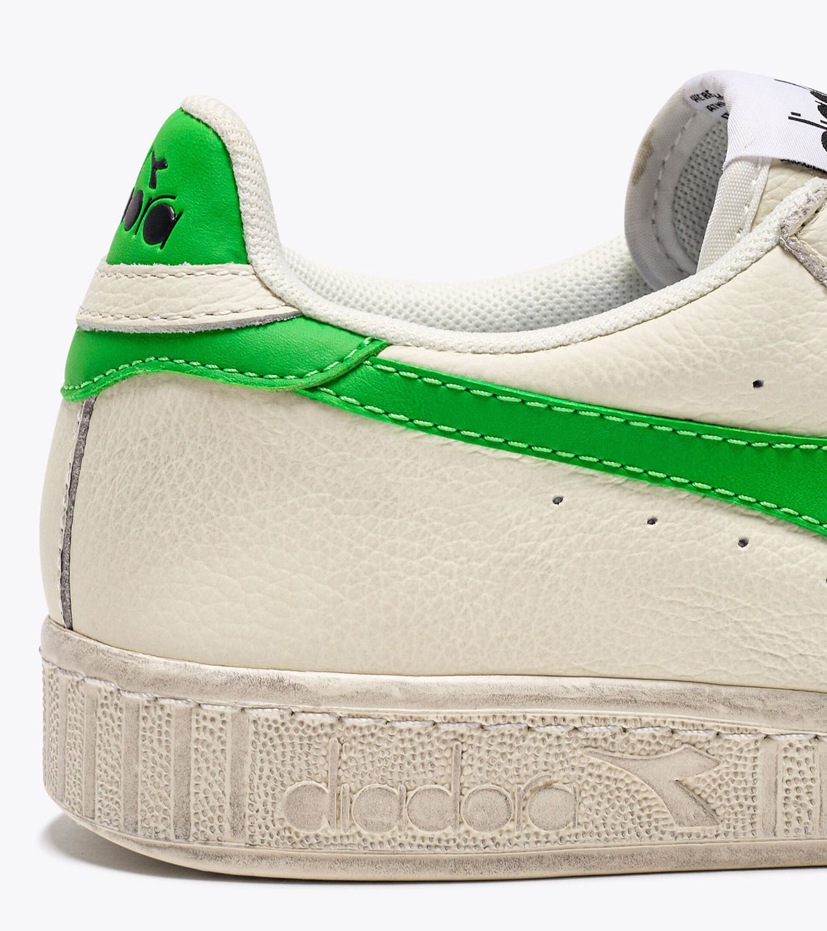 Diadora Game L Low Fluo Waxed White/Dd Green