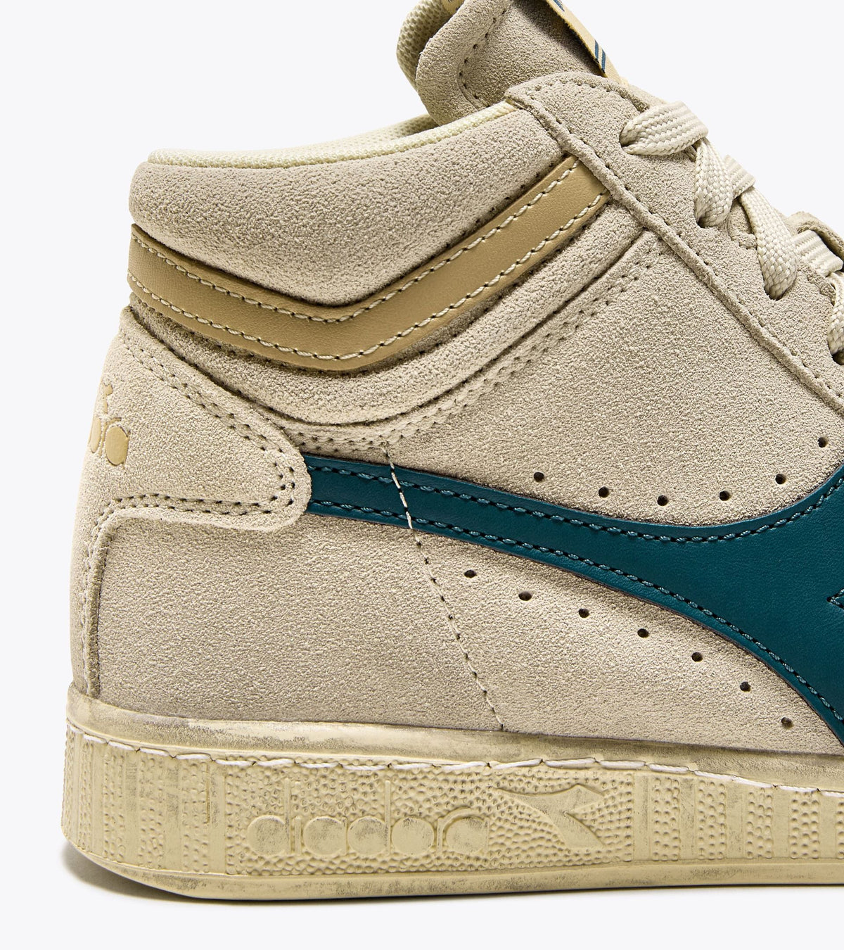 Diadora Game L High Suede Waxed Cloud Cream