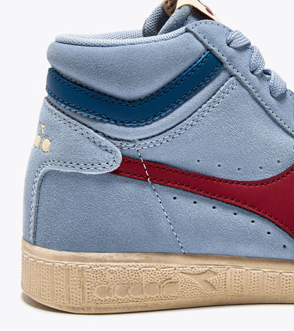 Diadora Game L High Suede Waxed Light Sky-Blue