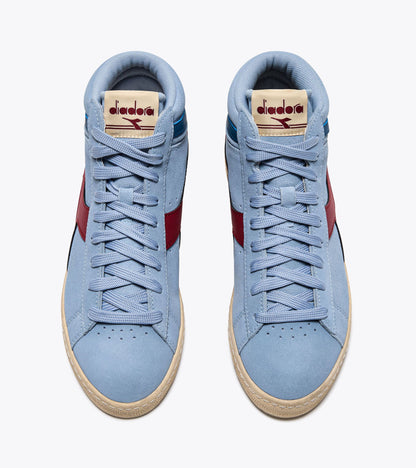 Diadora Game L High Suede Waxed Light Sky-Blue