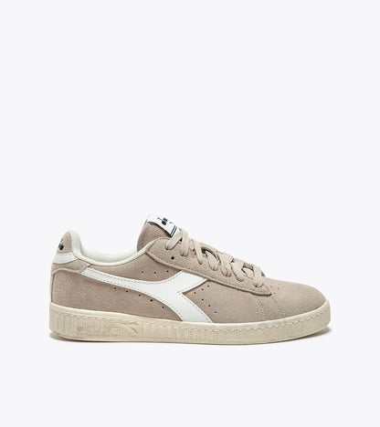 Diadora Game L Low Suede Waxed Gray Silver