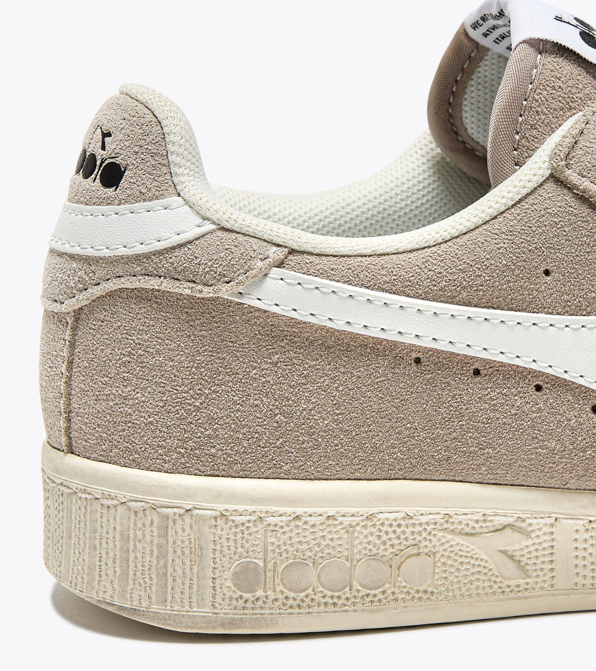 Diadora Game L Low Suede Waxed Gray Silver