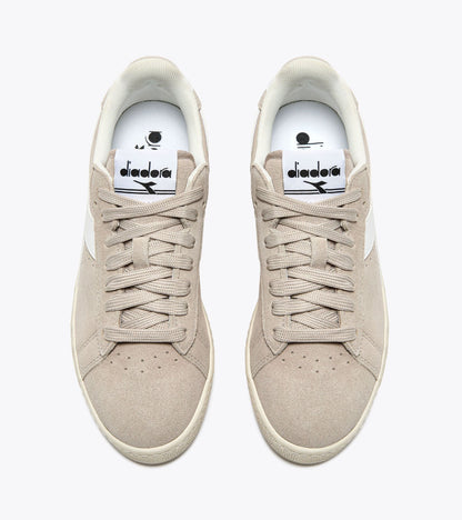 Diadora Game L Low Suede Waxed Gray Silver