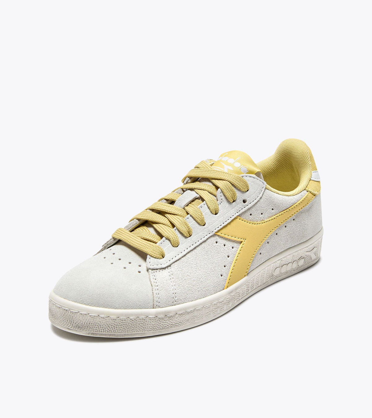 Diadora Game L Low Suede Waxed White/Cornsilk