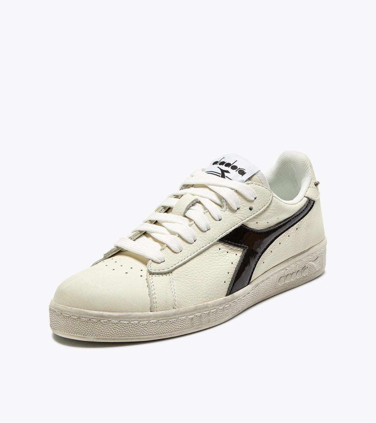 Diadora Game L Low Waxed Studs Wn White/Black