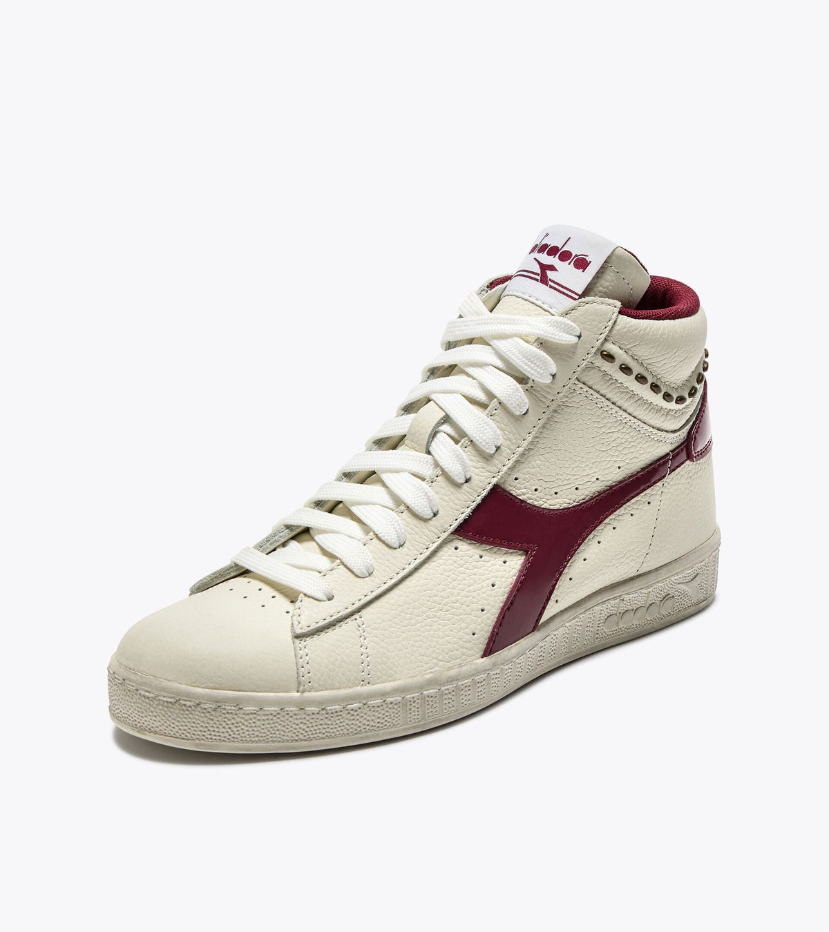 Diadora Game L High Waxed Studs Wn Pomegranate