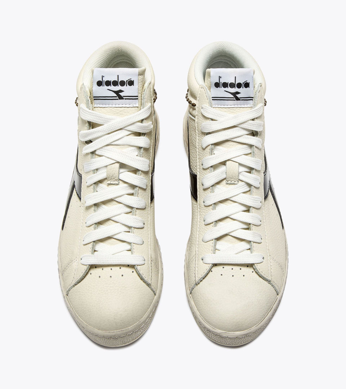 Diadora Game L High Waxed Studs Wn White/Black