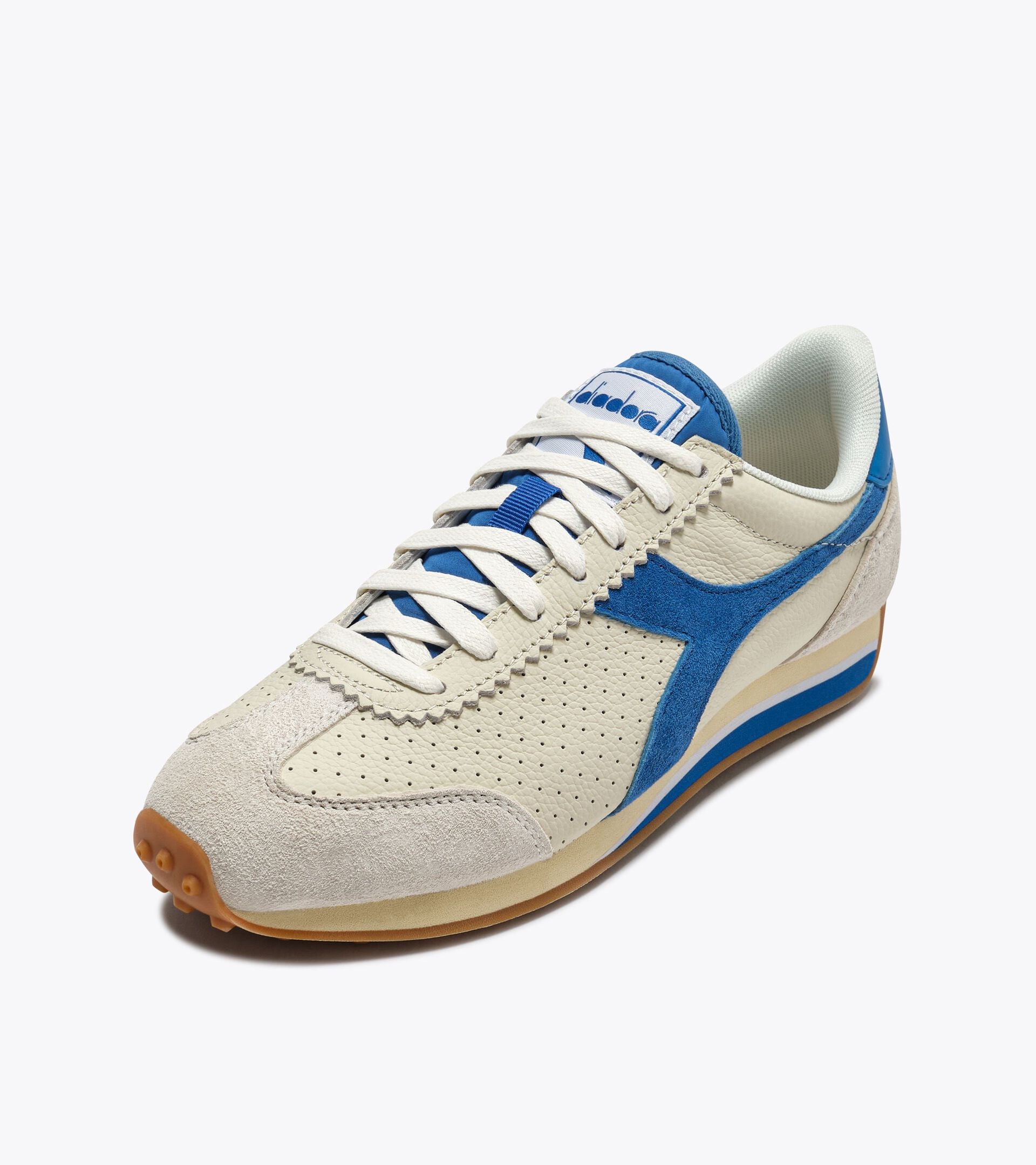 Diadora Rally Punched White/Directoire Blue