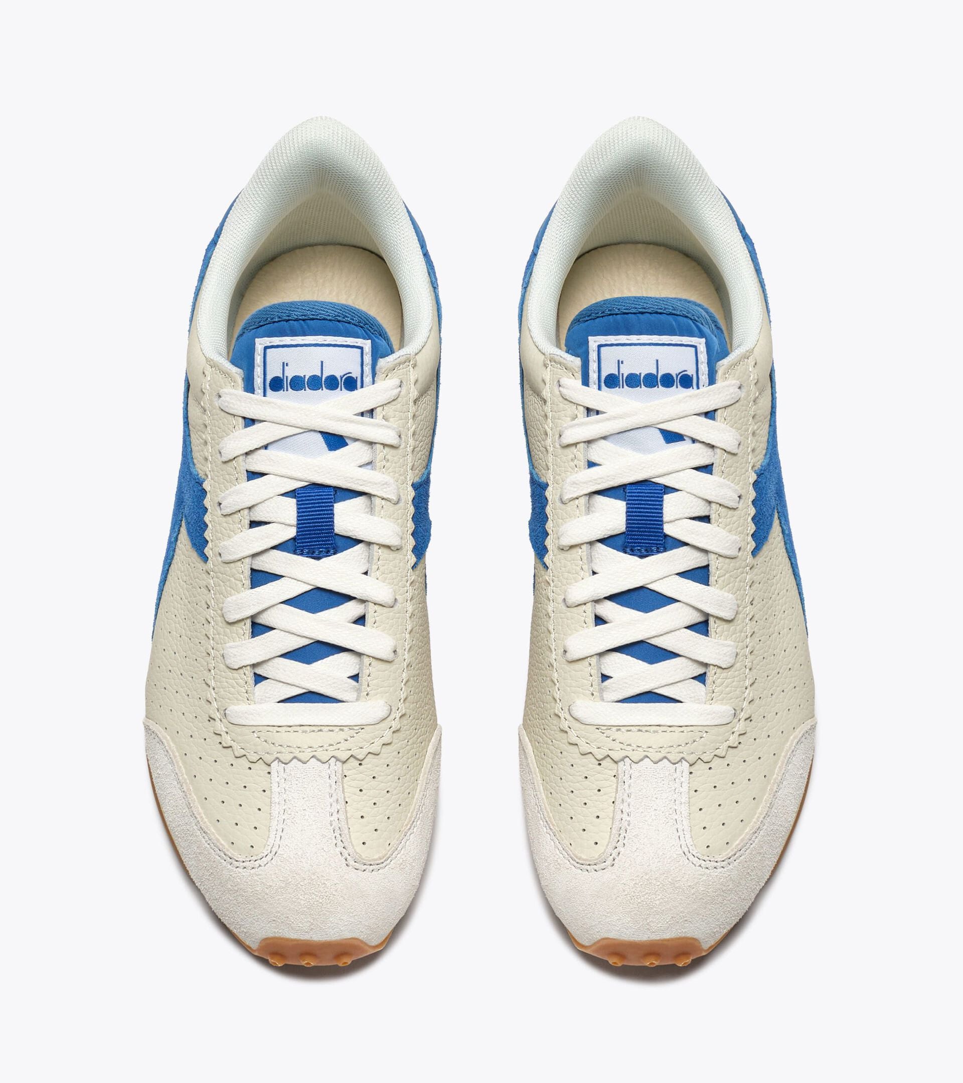 Diadora Rally Punched White/Directoire Blue