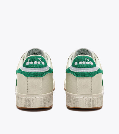 Diadora Game Low Jersey Waxed White /Deep Mint