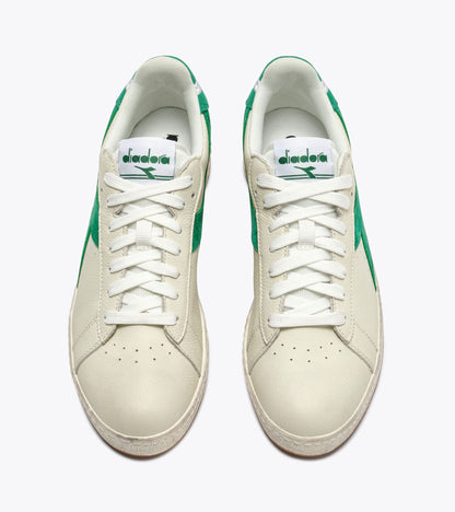 Diadora Game Low Jersey Waxed White /Deep Mint