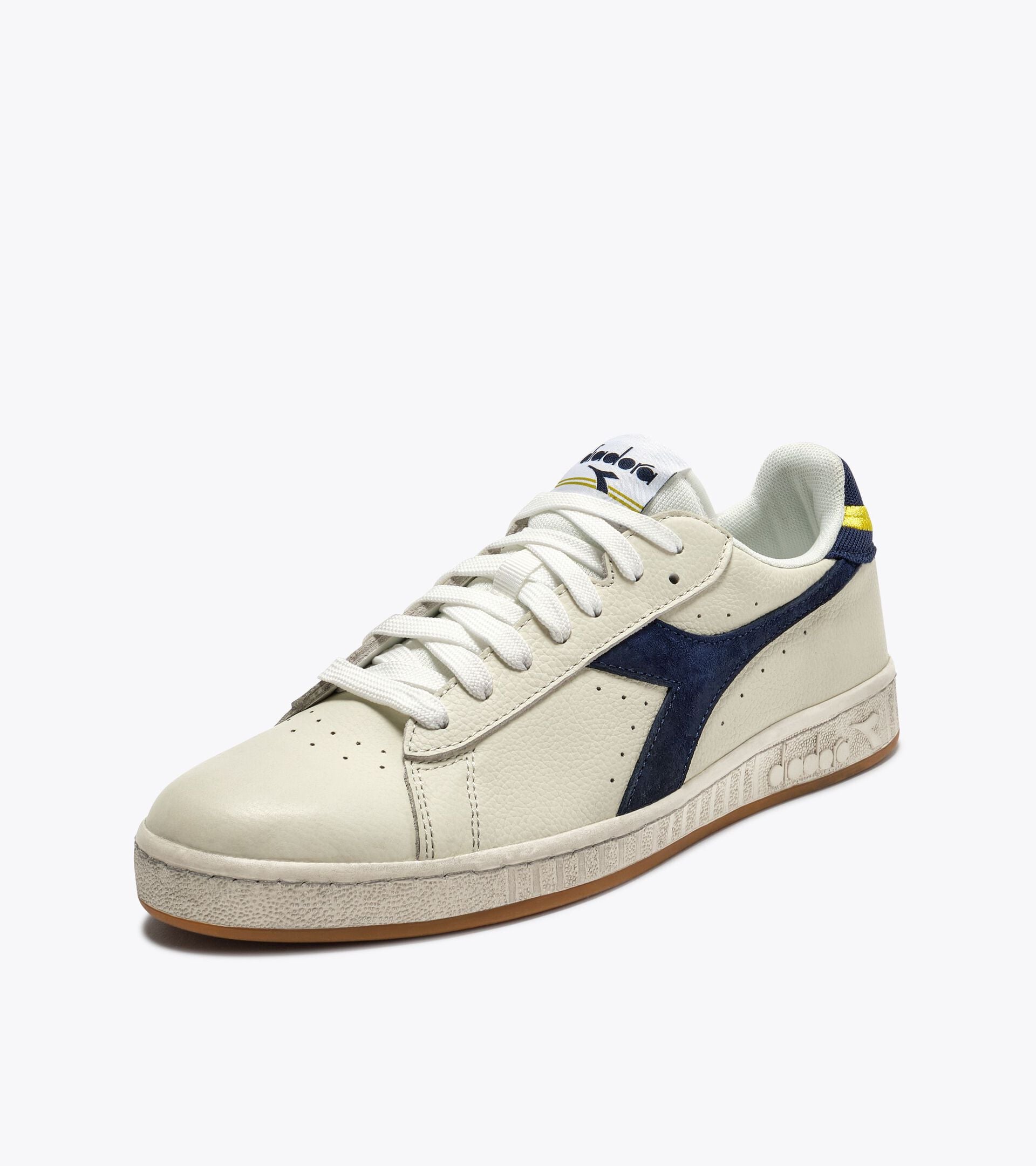 Diadora Game Low Jersey Waxed White/Navy Peony