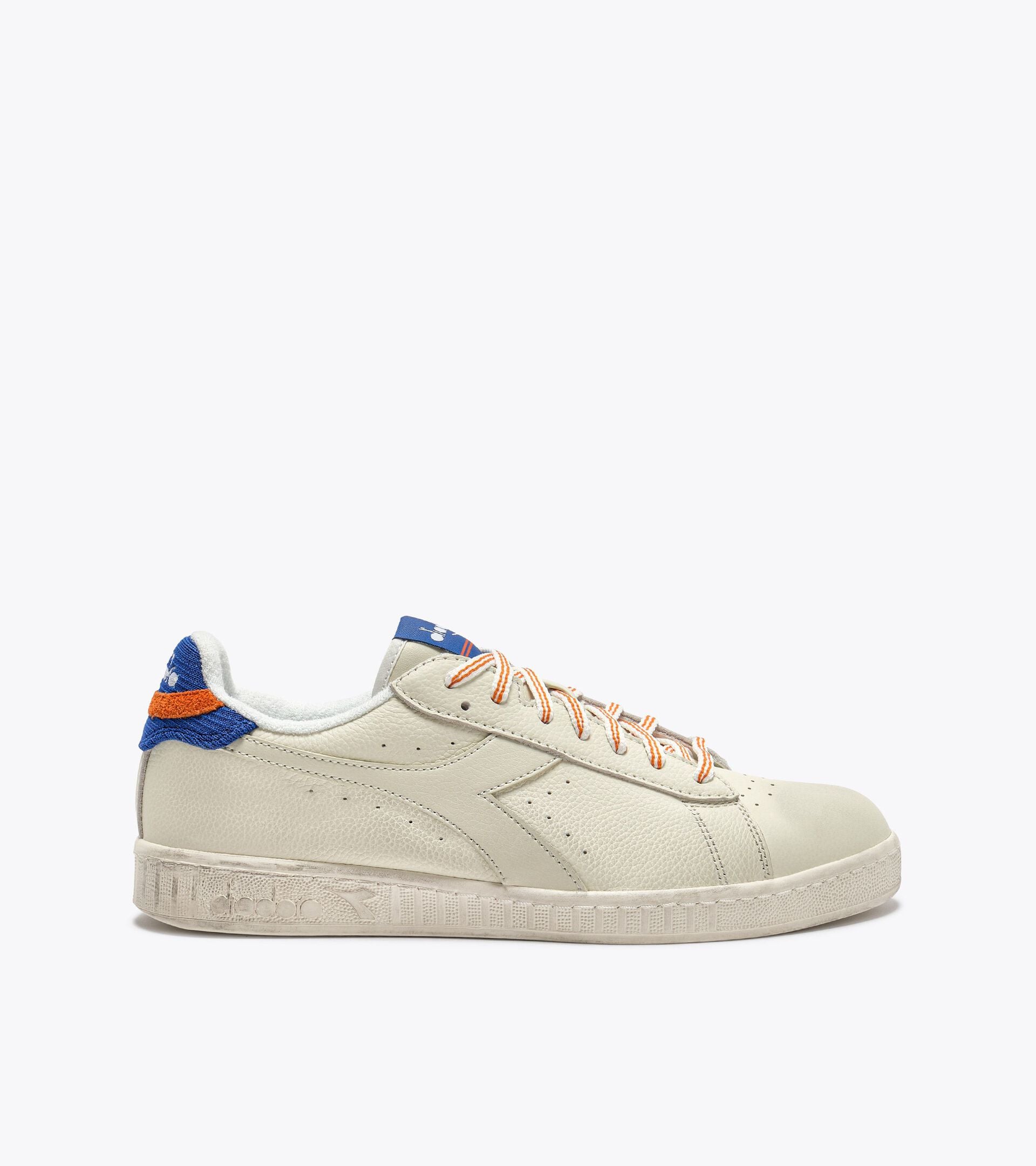 Diadora Game Low Tumble Waxed White/Dazzling Blue