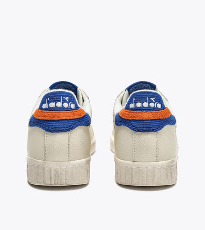 Diadora Game Low Tumble Waxed White/Dazzling Blue