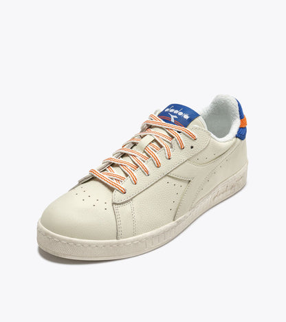 Diadora Game Low Tumble Waxed White/Dazzling Blue