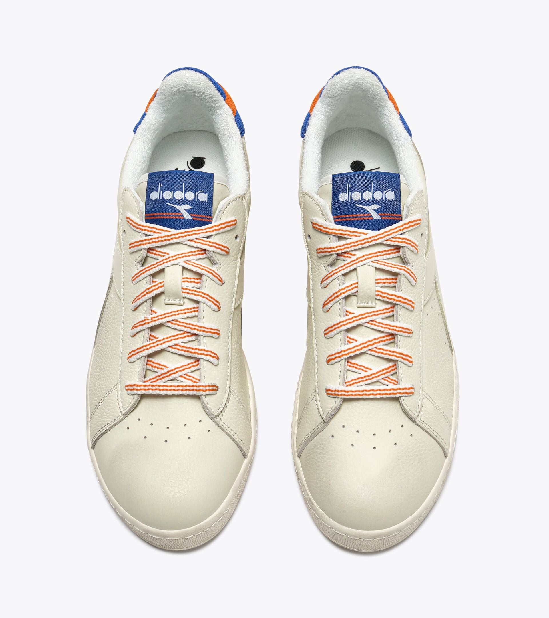 Diadora Game Low Tumble Waxed White/Dazzling Blue