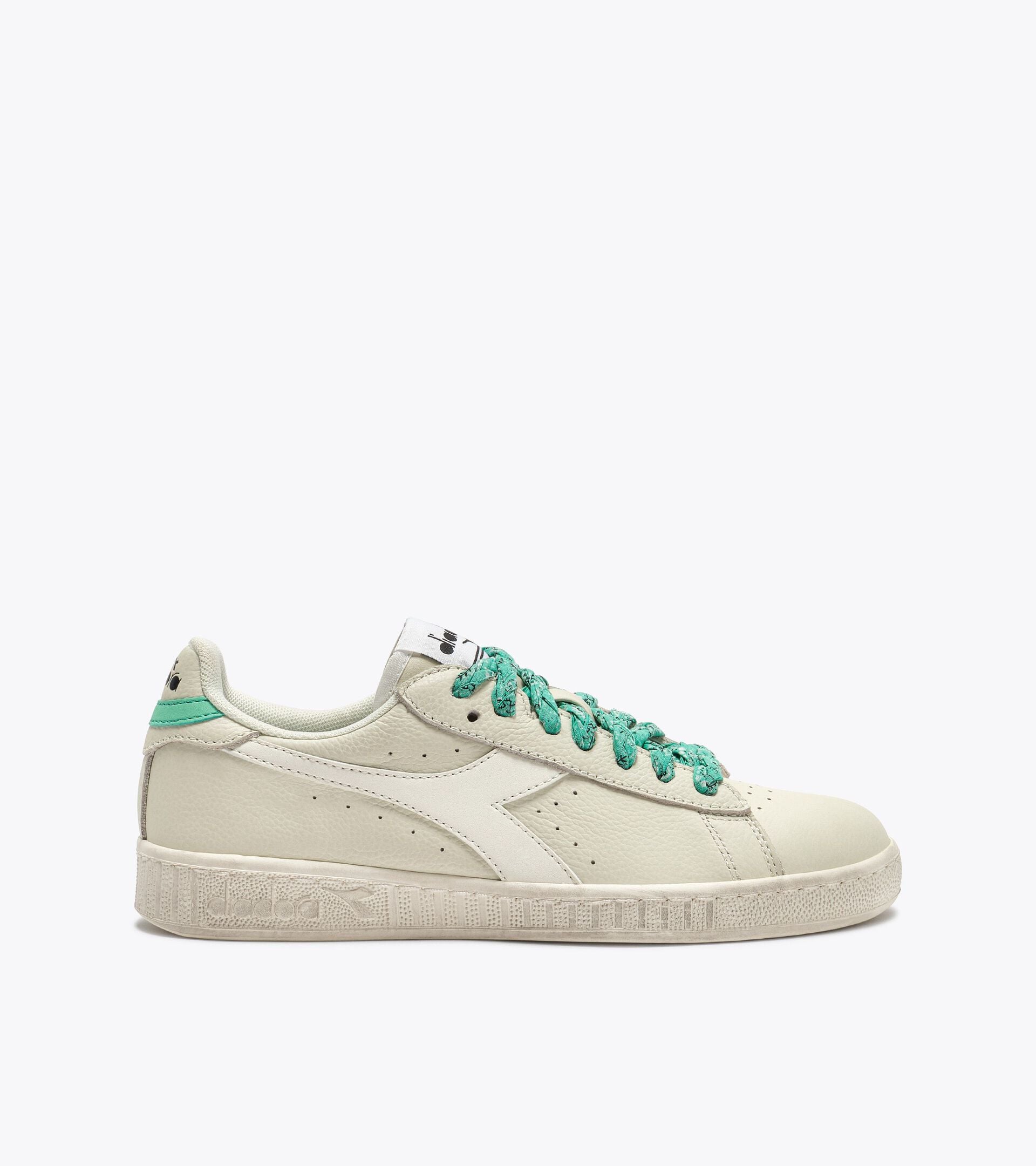 Diadora Game Low Waxed Paisley Wn White /Cabbage