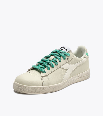 Diadora Game Low Waxed Paisley Wn White /Cabbage