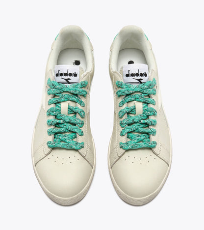 Diadora Game Low Waxed Paisley Wn White /Cabbage