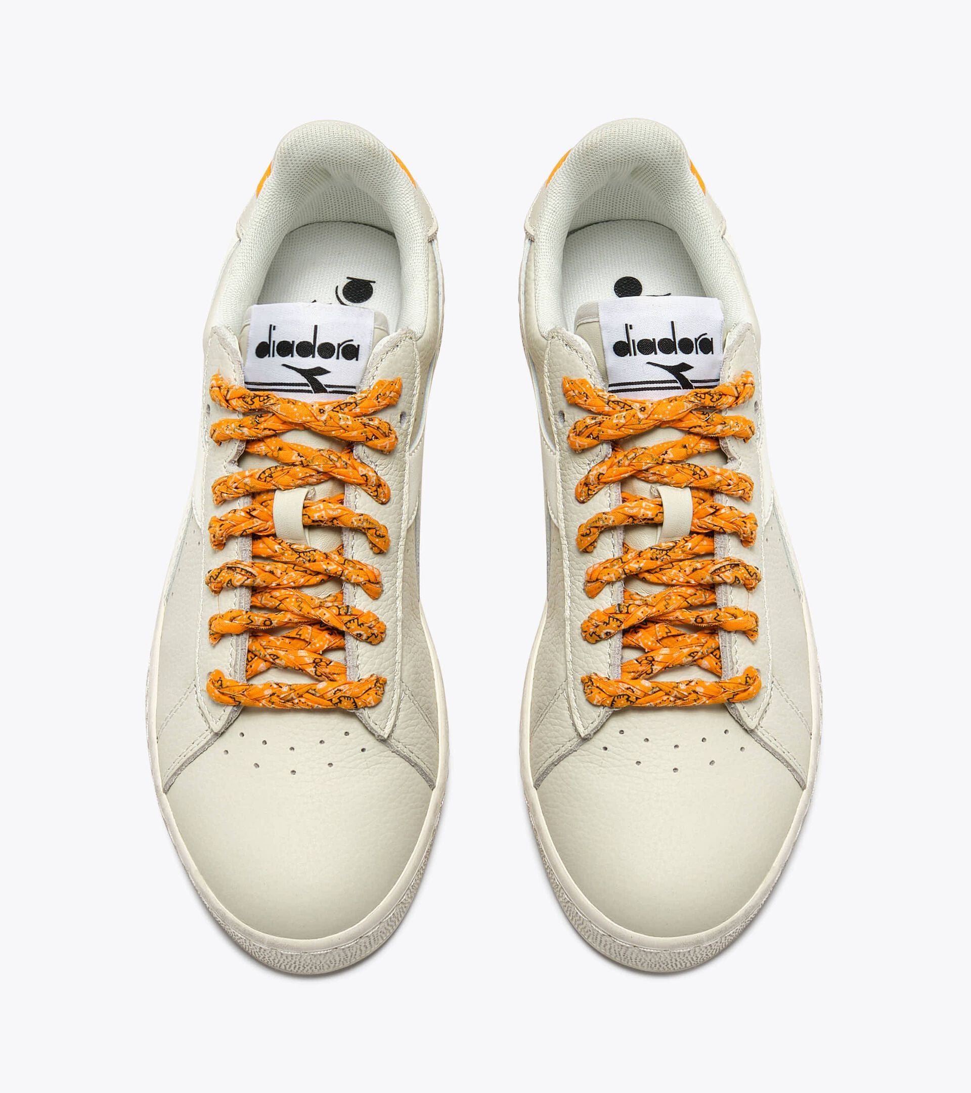 Diadora Game Low Waxed Paisley Wn White/Zinnia