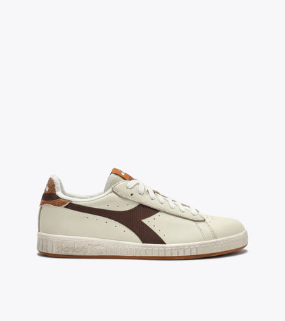 Diadora Game Low Stripes Waxed Shaved Chocolate