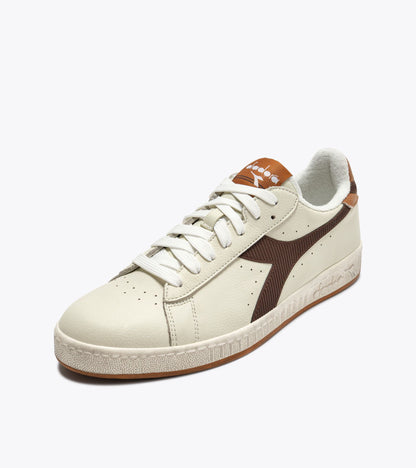 Diadora Game Low Stripes Waxed Shaved Chocolate