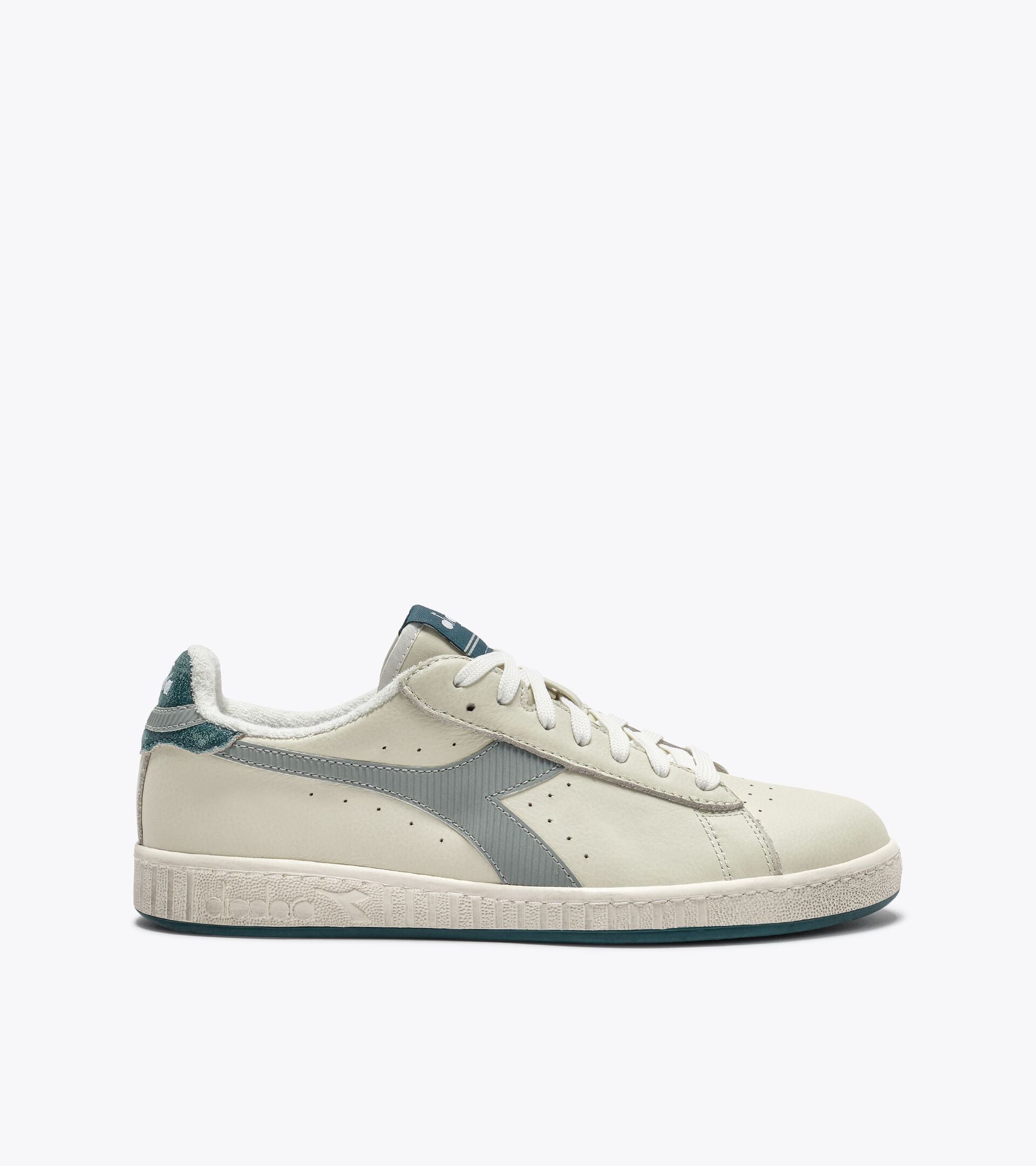 Diadora Game Low Stripes Waxed Green Gray
