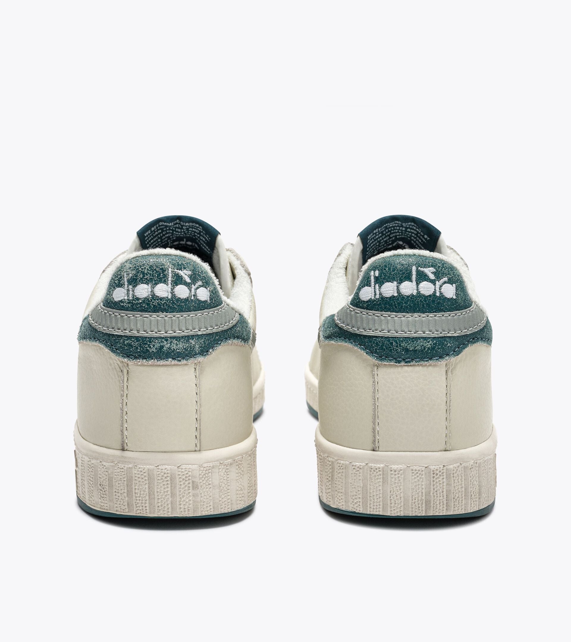 Diadora Game Low Stripes Waxed Green Gray