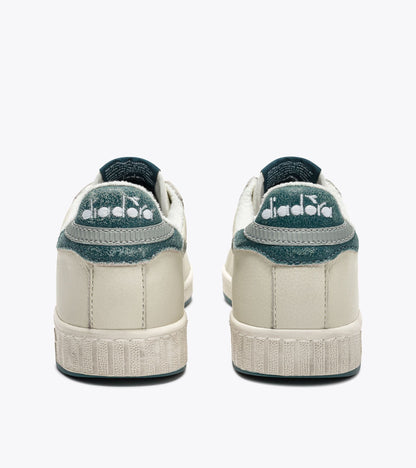 Diadora Game Low Stripes Waxed Green Gray
