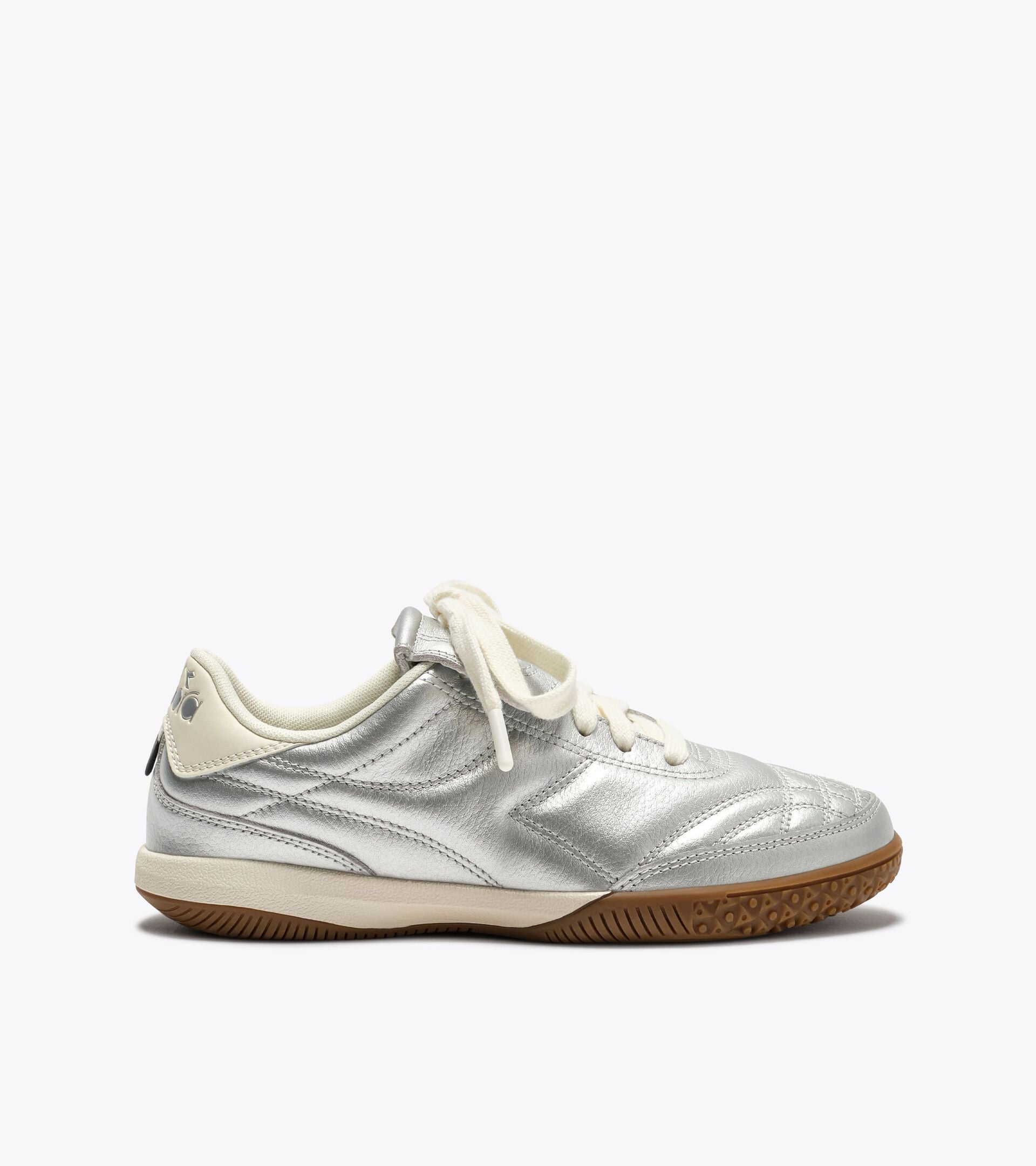 Diadora Gold Indoor Metallic Silver