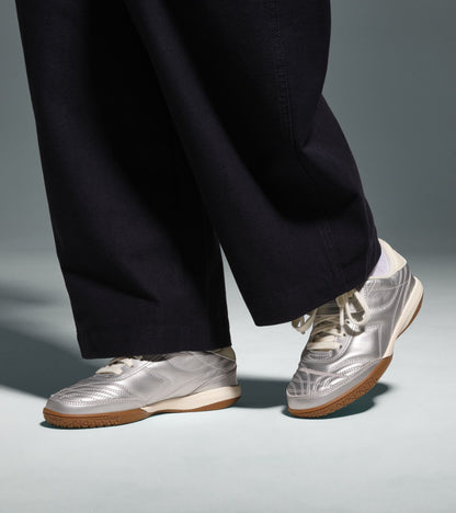 Diadora Gold Indoor Metallic Silver