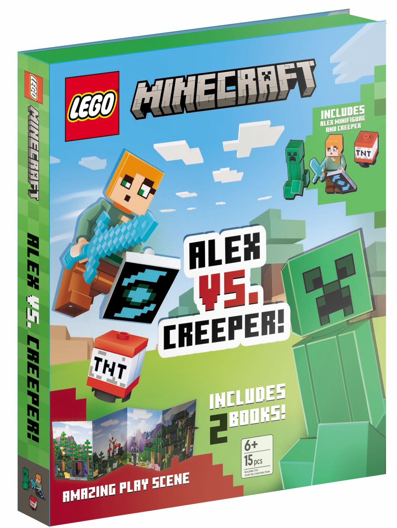 Lego ALEX VS CREEPER MINECRAFT