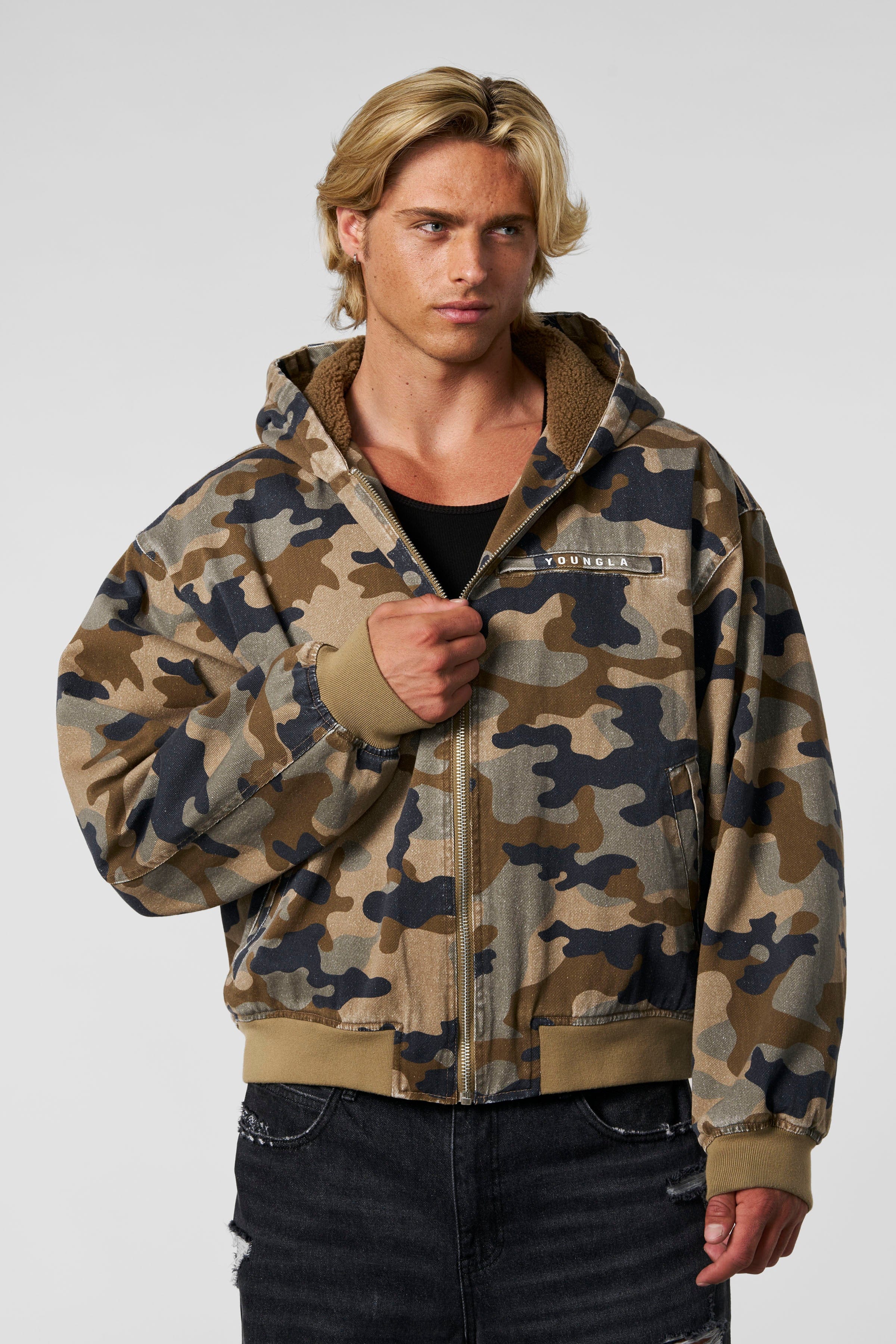 YoungLA 5014 - Camo Bronco Jackets Commando Camo