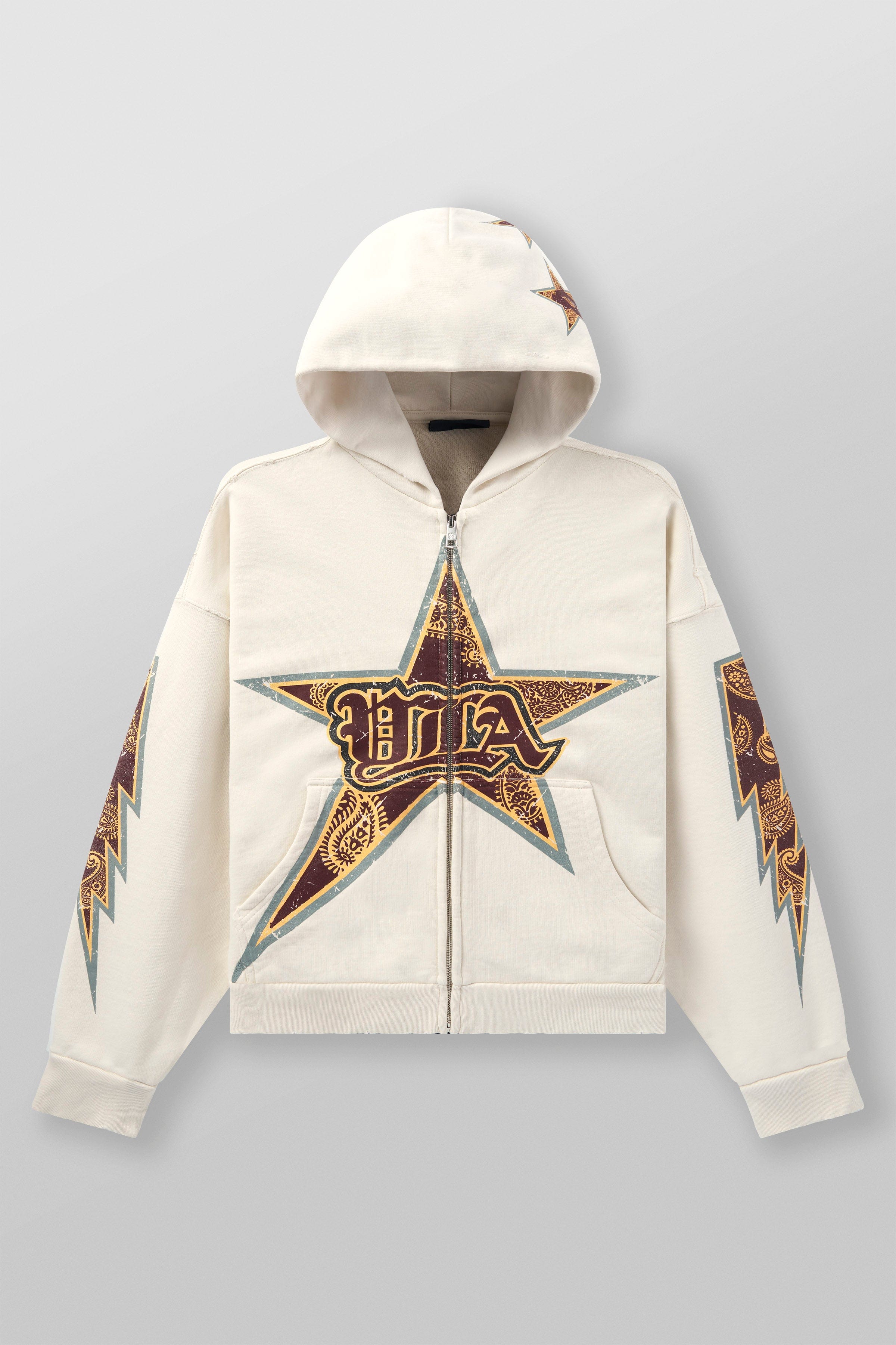 YoungLA 5058 - Superstar Hoodies Off-White