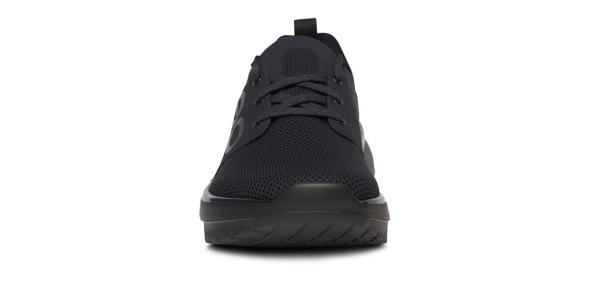Oofos Women's Lace-Up Shoe Black