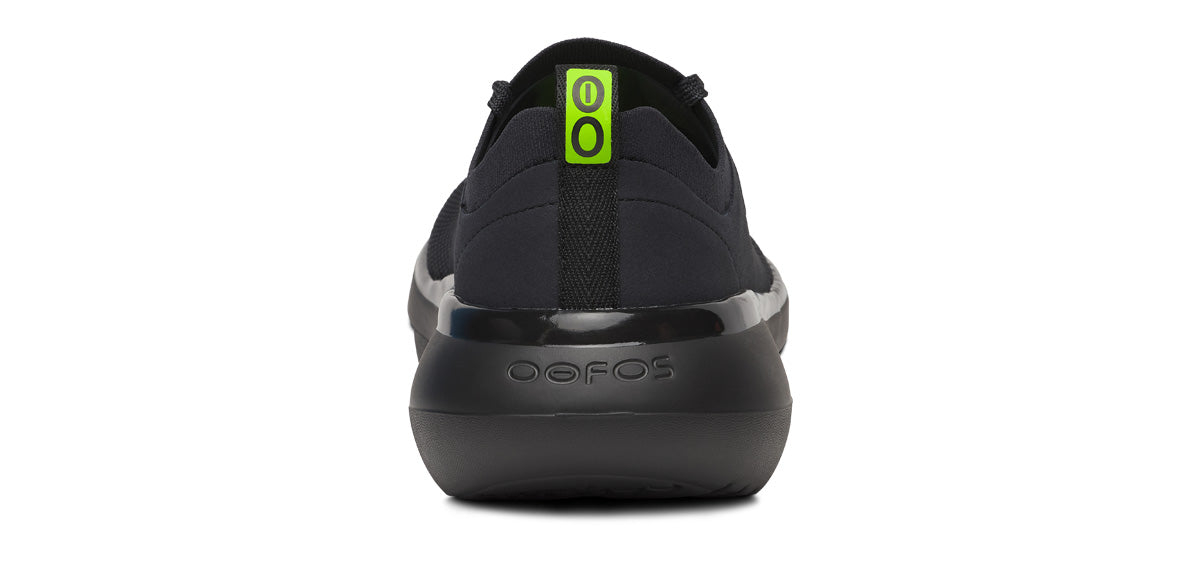 Oofos Women's Lace-Up Shoe Black