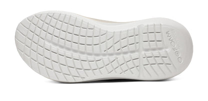 Oofos Women's Lace-Up Shoe White & Nomad