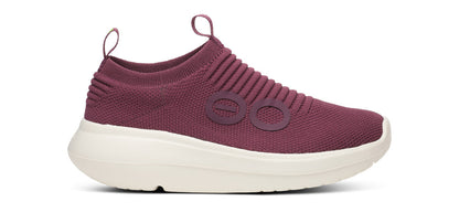 Oofos Women's Slip-On Shoe Chalk & Mulberry