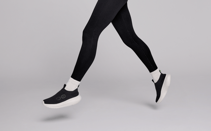 Oofos Women's Slip-On Shoe Chalk & Black