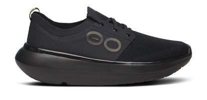 Oofos Men's Lace-Up Shoe Black