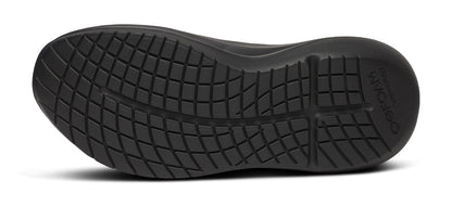 Oofos Men's Lace-Up Shoe Black