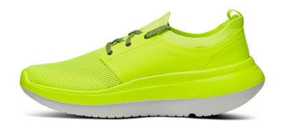 Oofos Men's Lace-Up Shoe White & Electro