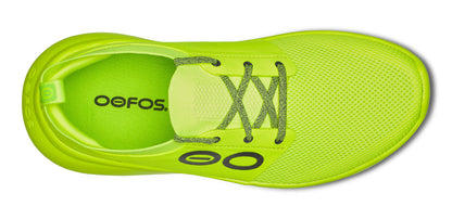 Oofos Men's Lace-Up Shoe White & Electro