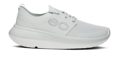 Oofos Men's Lace-Up Shoe White & Glacier