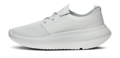 Oofos Men's Lace-Up Shoe White & Glacier