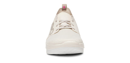 Oofos Men's Lace-Up Shoe White & Chalk