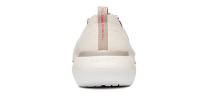 Oofos Men's Lace-Up Shoe White & Chalk