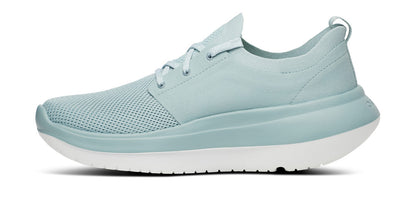 Oofos Men's Lace-Up Shoe White & Mist