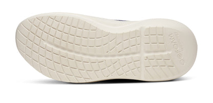Oofos Men's Slip-On Shoe Chalk & Navy